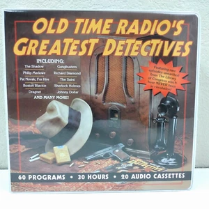 Old Time Radio's Greatest Detectives Boxed Set of 20 Audio Cassettes 60 Programs - Picture 1 of 2