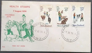 New Zealand FDC Children's Pet 1974 - Picture 1 of 2