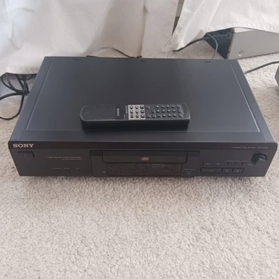Sony CDP XE with orig. REMOTE Hochwertiger SONY CD Player Mit Fernbedienung  - Bild 1 von 4
