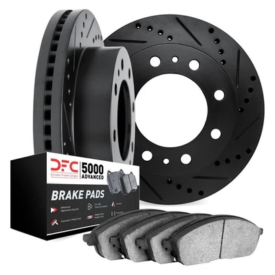 For Chevy Silverado 1500 HD Classic 07 Brake Kit DFC PRO-KIT 5000 Drilled & - Image 1 of 2