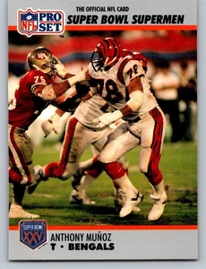 1990-91 Pro Set Super Bowl XXV Silver Anniversary #59 Anthony Munoz Bengals - Picture 1 of 2