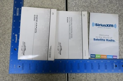 Chevy Silverado 1500 2500 3500 Manual del propietario 2012 Juego de libros 12 envío gratuito OM926 Foto 1 de 2