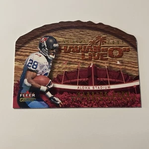2001 Fleer Genuine Football Hawaii Live O Pro Bowl Warrick Dunn Insert Card #14 - Picture 1 of 2