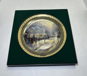 Thomas Kinkade A Holiday Gathering (1999) Sammlerteller in OVP - Bild 1 von 4