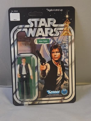 Pistola original Han Solo Star Wars 1977 de colección con 12 tarjetas personalizadas Una nueva esperanza Foto 1 de 4