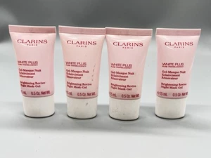 Paquete de 4 - Máscara de Noche Clarins White Plus Brightening Revive - Gel - 0,5 OZ - Imagen 1 de 2