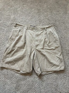 Polo Ralph Lauren Shorts Mens 36 Classic Golf Chino Cotton Tan Khaki Made In USA - Picture 1 of 5