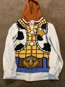 Disney Parks Woody Zip Up Sweatshirt Size M - Picture 1 of 5