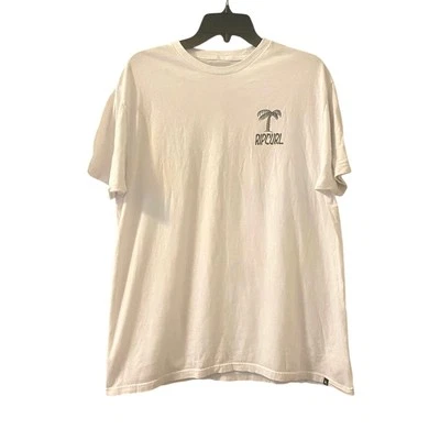 Rip Curl Shirt Men’s Size XL White Skeleton Graphic Tee Short Sleeve Crewneck - Image 1 of 4