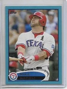 2012 Topps Mike Napoli Blue Border Parallel Card - Picture 1 of 1