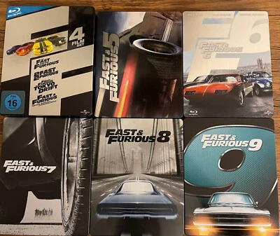 The Fast and the Furious Bluray Collection Steelbook *Rare and OOP - Image 1 of 2