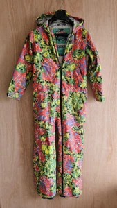 BURTON ONE PIECE SUIT BOYS GIRLS SKI SNOWBOARD LARGE AGE 10-12 CANDY JELLY BEANS - Picture 1 of 3