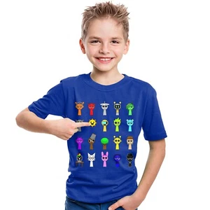 Lustiges All my Sprunki Toys Kinder T-Shirt Cool Sprunki Liebhaber Jugend Kinder T-Shirt - Bild 1 von 19