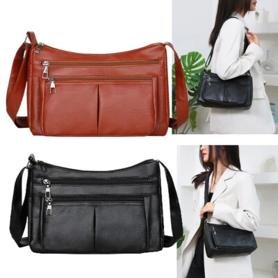 Women Shoulder Bags Handbag Crossbody Phone Purse Pack PU Leather Messenger Bag
