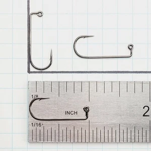 Ganchos de plantilla Mustad 32833NP-BN-4-100 Aberdeen 2X gancho de plantilla negro fuerte níquel 90° - Imagen 1 de 4