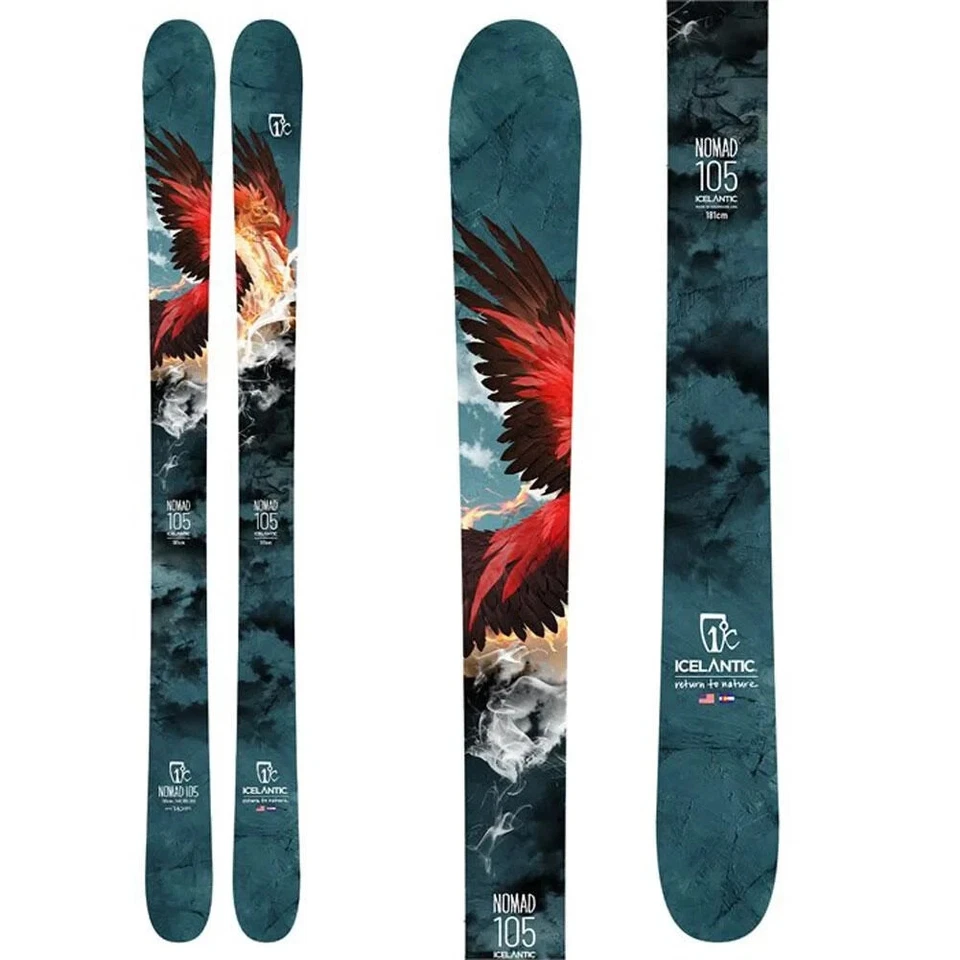 Icelantic Nomad 105 Skis New 2023 176 cm - Image 1 of 1