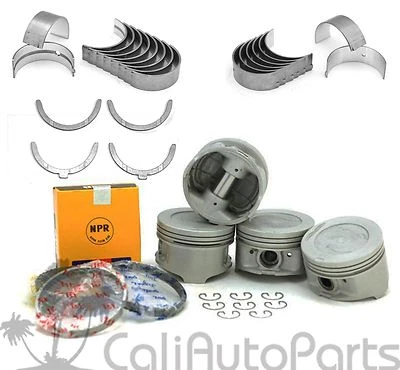 85-95 TOYOTA 4RUNNER 2.4L 22RE 22REC SOHC NPR PISTONES ANILLOS JUEGO DE COJINETES MOTOR Foto 1 de 4