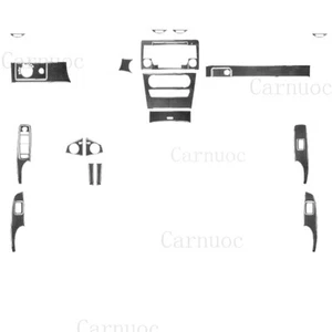 22pcs Carbon Fiber Full Kits Interior Cover Trim For Mercedes ML Class 07-11 - Picture 1 of 12