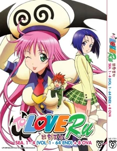 TO LOVE RU SEASON 1-4 VOL.1-64 END + 8 OVA ANIME DVD ENGLISH SUBTITLE REGION ALL - Picture 1 of 5