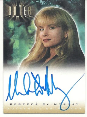 OUTER LIMITS SEX CYBORGS & SCIENCE FICTION A12 REBECCA DE MORNAY AUTOGRAPH CARD - Image 1 of 2