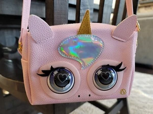 PURSE PETS Glamicorn Unicorn INTERACTIVE CROSSBODY PURSE 25+ Sounds & Reactions - Picture 1 of 12