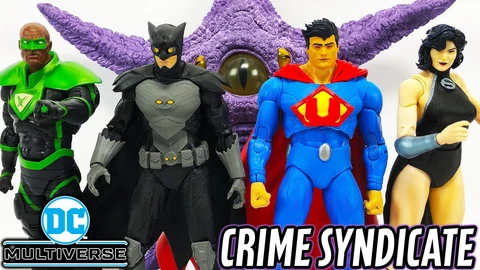 McFarlane Toys DC Multiverse BAF STARRO Crime Syndicate SET OF 4 NIB Cover