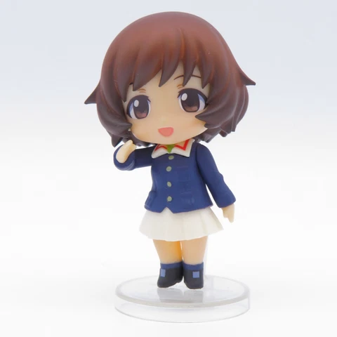 Girls und Panzer Figure - 2014 Akiyama Yukari - Nendoroid Petit 2.5" Anime Cover