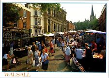 West Midlands Staffordshire Postcard, The High Street, Walsall D8S