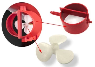 RC Boat Propeller Part 3mm Shaft Rudder Seaport Tug Ship Remote Control Henglong - Image 1 of 4
