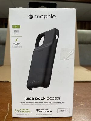Funda Batería Mophie Juice Pack Access iPhone 11 / XR (6.1") 2000mAh -NEGRA Foto 1 de 4