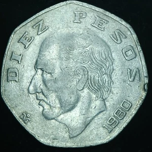 1980 Mexico - Diez Pesos / Estados Unidos - Lot #426 - Picture 1 of 2