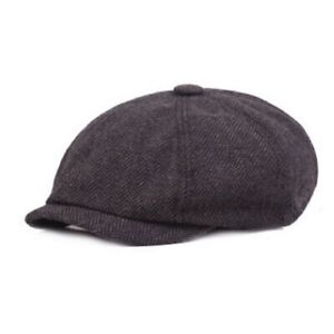 Peaky Blinders Bone Hat Flat Berets Newsboy Cap Men Headwear Accessories 1pc Set