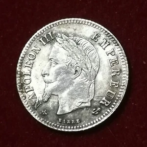 PEU COURANTE **** 20 centimes Napoleon III 1866 A **** SUP - Imagen 1 de 2