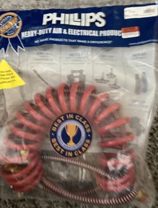 Air Brake Coil -  Heavy-Duty, 15 Ft., with 40" Lead, Red / Emergency 11-338 New - Picture 1 of 4