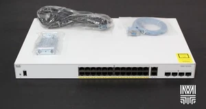 Cisco C1000FE-24P-4G-L 24x 10/100 Ethernet PoE+ ports and 195W PoE 2x 1GSFP - Afbeelding 1 van 4