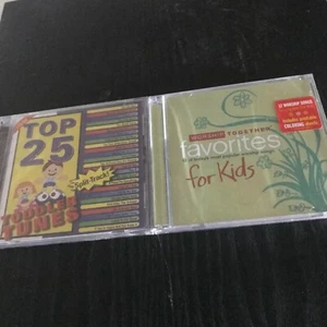 2 Kids Worship CDs Top 25 Toddler Tunes2 CDs/Worship Together Favorites For Kids - Imagen 1 de 2