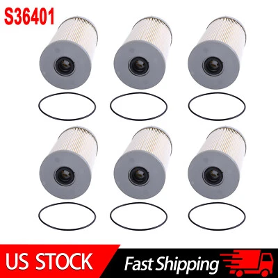 New 6 Pcs Fuel Filter Fleetguard K37-1004 / L9094F / FS36401 / L5094F Foto 1 de 4