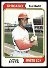 1974 Topps Jorge Orta Chicago White Sox 376