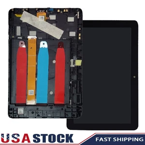 Black Frame+LCD Display Touch Screen Digitizer Fo Amazon Fire 7 12th 2022 P8AT8Z - Picture 1 of 6