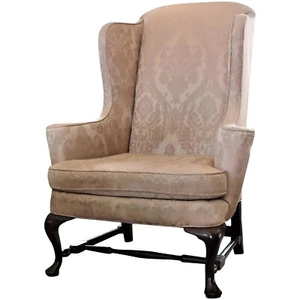 Wingback ARM CHAIR, Century Furniture Co, Hickory, NC, James River, 47"t, c1960 - Picture 1 of 16