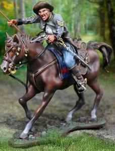 COLLECTORS SHOWCASE CIVIL WAR CONFEDERATE CS01012 MOSBY'S RANGERS COLOR BEARER - Picture 1 of 1