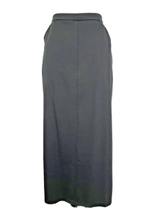 Modern Sole New Stretch QVC Skirt Medium Long Black Ponte Knit Straight Modest - Picture 1 of 12