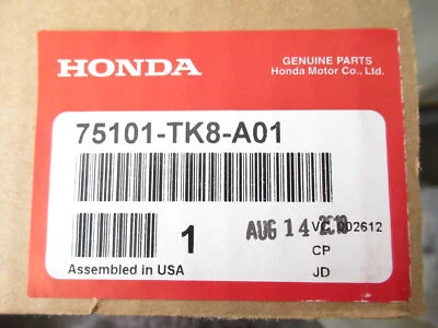 Genuine OEM Honda 75101-TK8-A01 Front Radiator Grille 2011-2013 Odyssey Foto 1 de 4