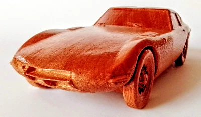 1:12 Toyota 2000 GT Wood Car Scale Model Replica Oldtimer Vintage Edition Toy - Image 1 of 4