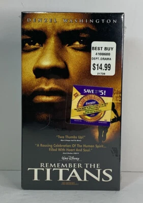 Remember the Titans (VHS Tape, 2001) - FACTORY SEALED IGS READY!  - Image 1 of 4