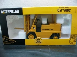 WOW EXTREMELY RARE #215 Caterpillar V60C Forklift Truck Dark Yellow 1:25 Joal - Picture 1 of 3