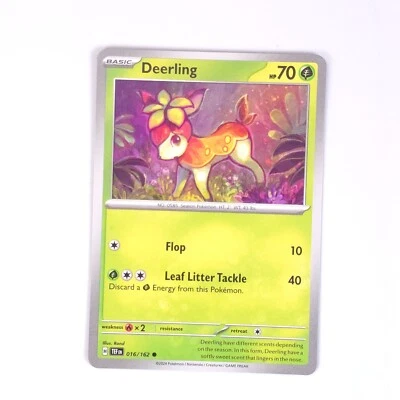 Deerling 016/162 Pokemon SV05: Temporal Forces Common NM - Image 1 of 2