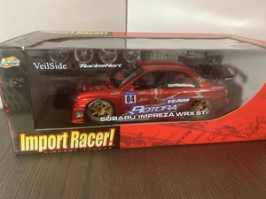 JADA IMPORT RACER #04 TEAM ROTORA SUBARU Impreza WRX STi 1:18 Scale Red New - Picture 1 of 5