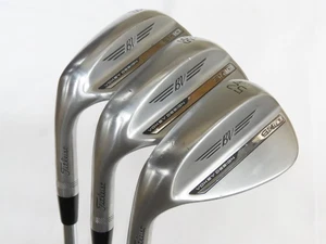 Used LH Titleist Vokey SM10 52.08F 56.10S 60.10S Wedge Set Wedge Flex Steel - Picture 1 of 5