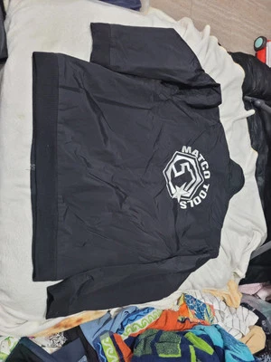 Matco Tools Jacket Sz 2XL Black Heavy Duty Coat Logo White Used Great Condition  - Image 1 of 4
